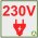 Dispositivo con funzionamento a 230V Dispositivo con funzionamento a 230V