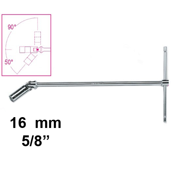 Chiave snodata a T per candele di accensione Beta 959 16 mm 5/8