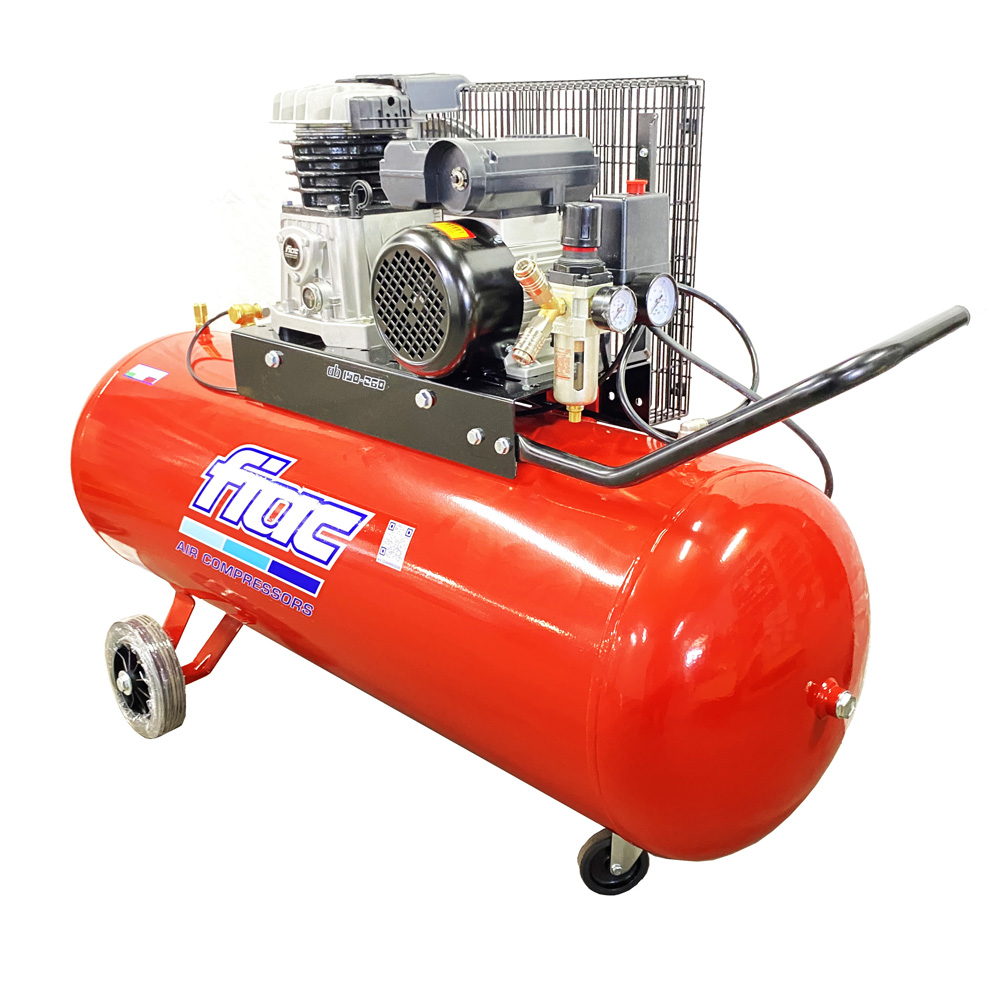 Compressore d'aria 150l con trattamento aria Fiac AB 150-268 M a pistoni  2HP 250l/m