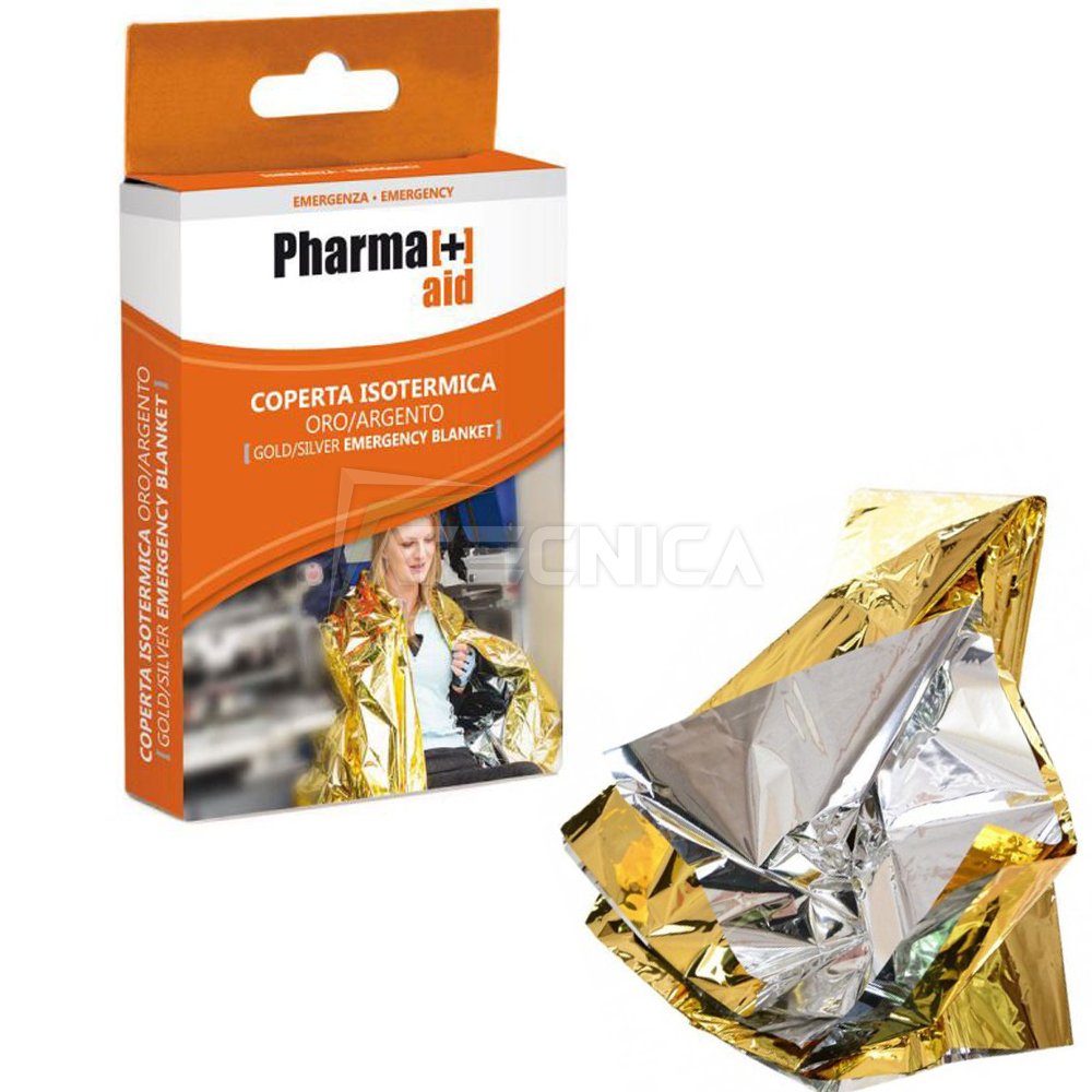 Coperta isotermica oro-argento Pharmapiu 500006/P