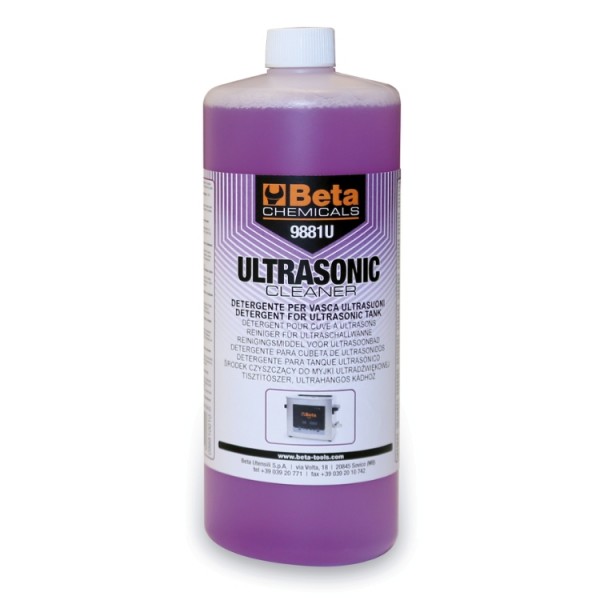 Detergente industriale alcalino Beta 9881U per vasca ultrasuoni