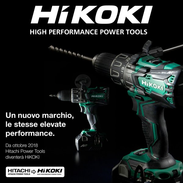 Hitachi diventa HIKOKI Power Tools Hitachi diventa HIKOKI Power Tools