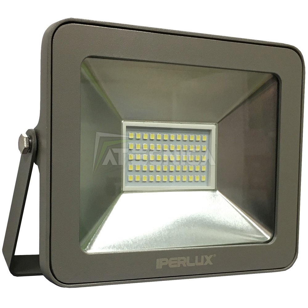 Faro LED slym 20W 230V 6000K luce fredda tipo SMD 120° colore grigio