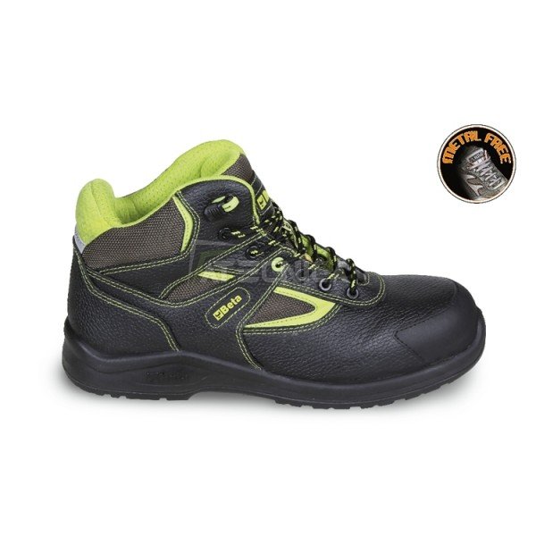 Scarpe antinfortunistiche alte Beta 7221PEK S3 pelle idrorepellente  sfilamento rapido