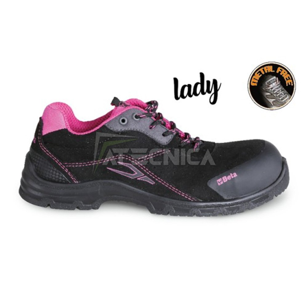 Scarpe antinfortunistiche da donna Beta 7214LN S3 in pelle nabuk  idrorepellenti