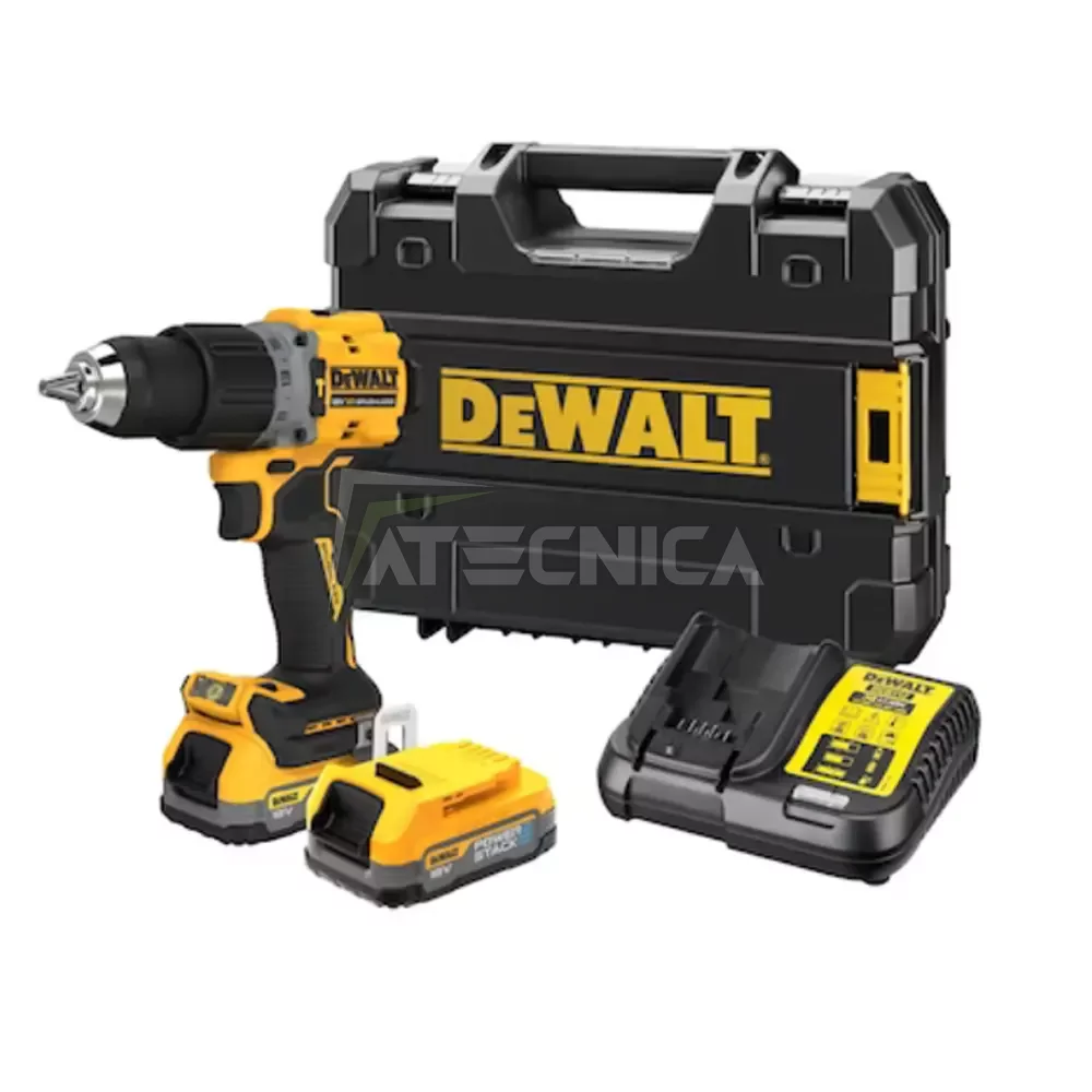 Set avvitatore a batteria con percussione DEWALT DCD805E2T-QW 18V