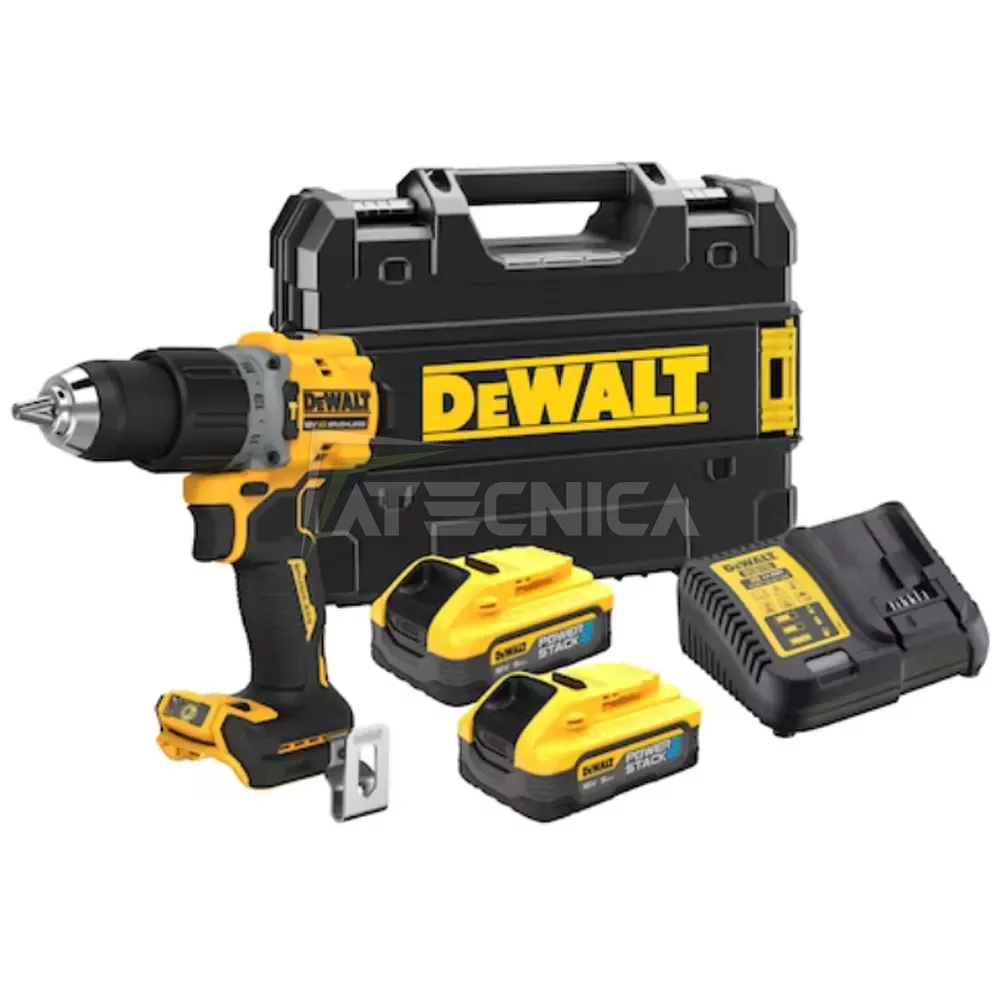 Set avvitatore a batteria con percussione DEWALT DCD805H2T-QW 18V