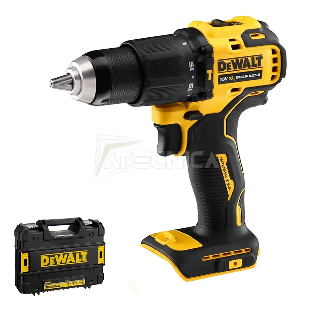 Trapano avvitatore a batteria con percussione DEWALT DCD709D2T 18V