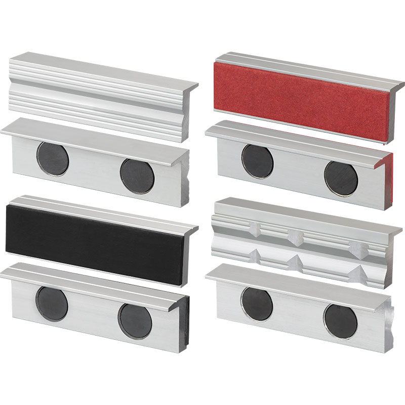 Fervi Copriganasce magnetiche prismate in alluminio per morsa FERVI 0520 P 100-125-150 