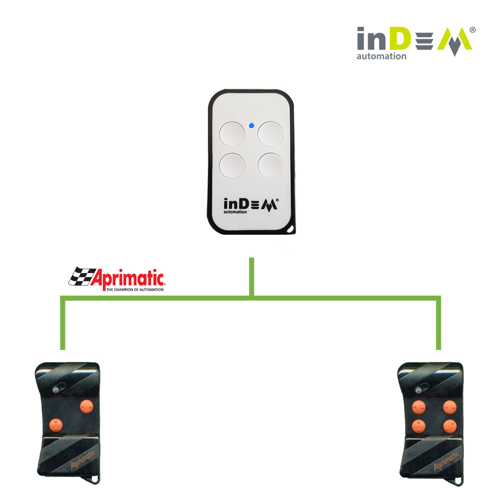 Aprimatic TELECOMANDO COMPATIBILE APRIMATIC TR 2GM 30,900 MHZ CON 9 DIP-SWICH RADIOCOMANDO 